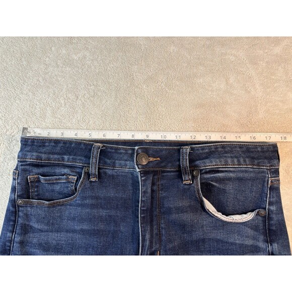 American Eagle Outfitters Women's Jeans, High Rise Skinny Kick Flare 12 Short - Picture 6 of 11